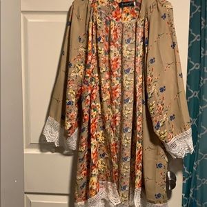 Sheer kimono xxl